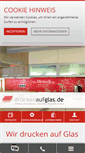 Mobile Screenshot of druckenaufglas.de